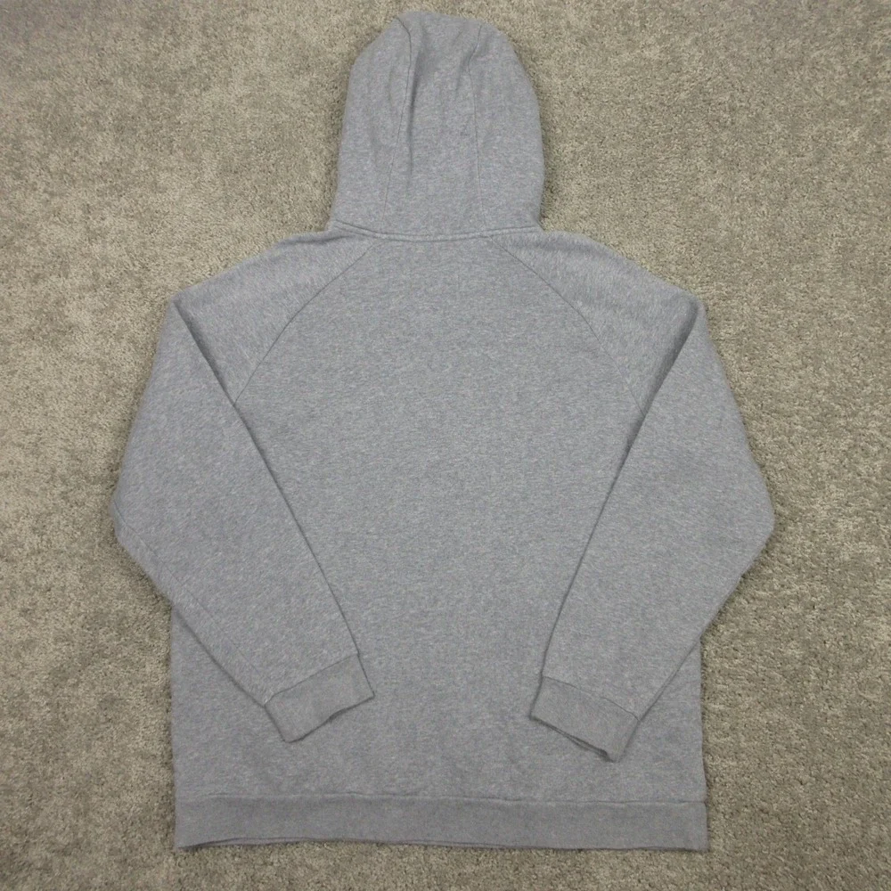 Air Jordan Sweater Mens XL Gray Heather Jump Man Logo Pullover Hoodie Sweatshirt
